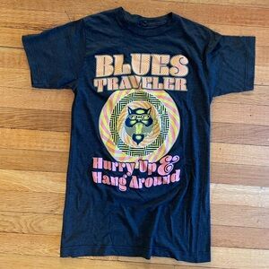 Blues Traveler Hurry Up & Hang 2019 Tour All Roads Runaround Size Small